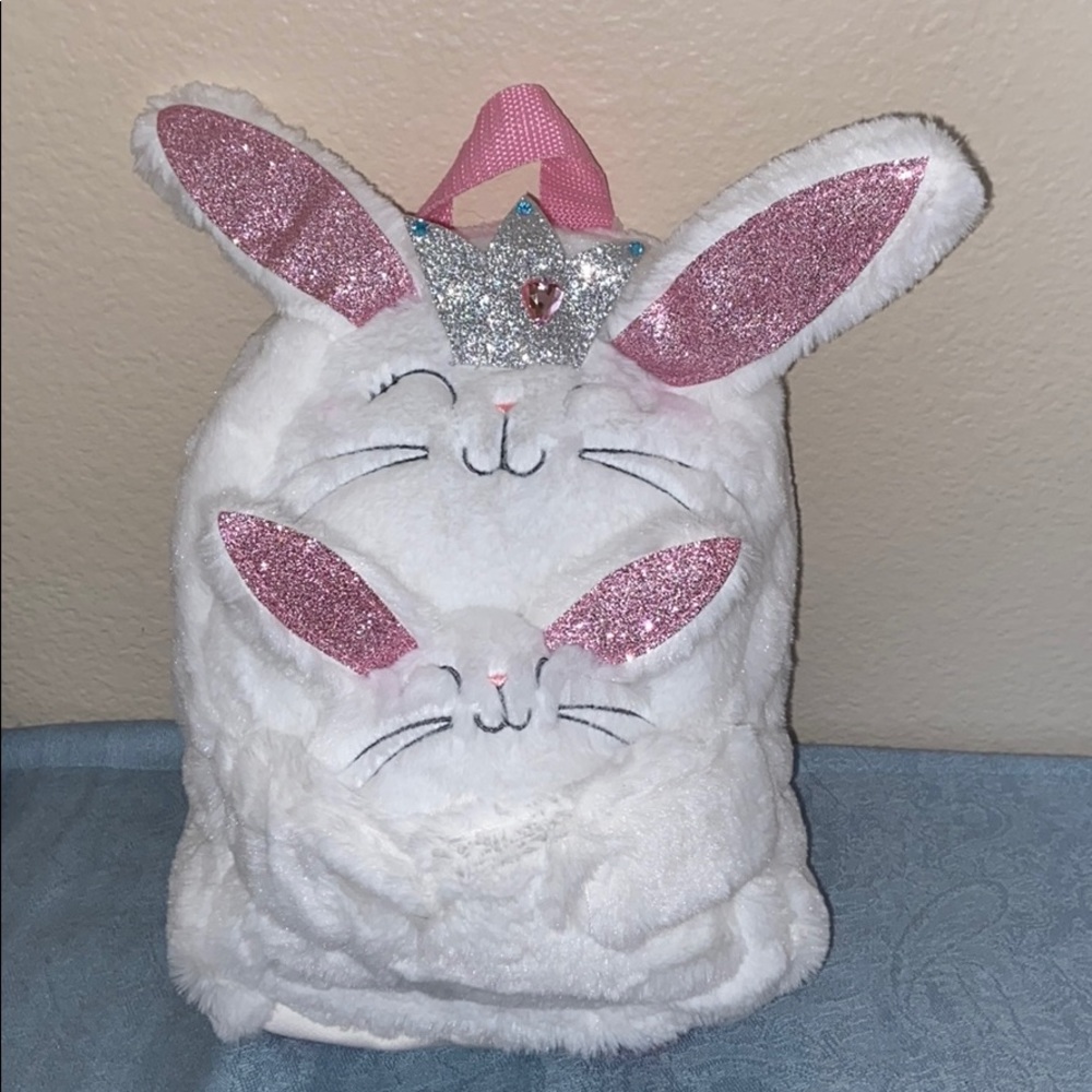 READ DESCRIPTION 🍒BUNDLE SALE🍒NWT bunny backpack - Picture 2 of 7